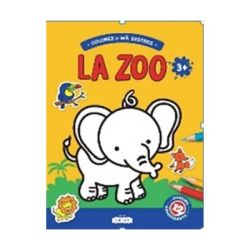La zoo 3 . Contine 12 autocolante