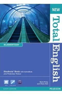 New Total English Elementary Students' Book with Active Book Plus Vocabulary Trainer de Diane Hall