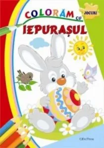 Coloram cu iepurasul - carte de colorat