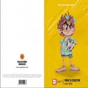 Felicitare - Print si cersetor