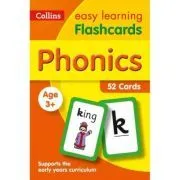 Phonics Ages 3-5 Flashcards de Aurora Dulea