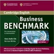 Business Benchmark Pre-intermediate to Intermediate Business Preliminary Class Audio CDs (2) de Norman Whitby