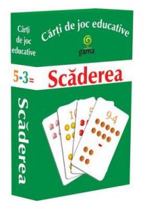Carti de joc educative - Scaderea