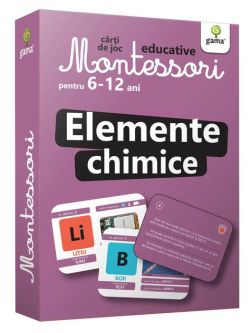 Elemente chimice. Cărți de joc Montessori pentru 6-12 ani