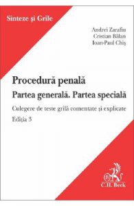 Procedura penala. Partea generala. Partea speciala Ed.3