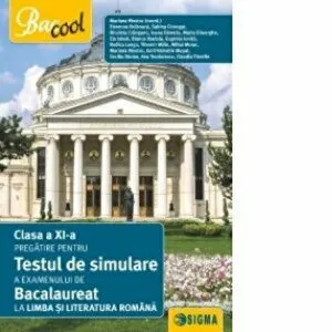 Testul de simulare a examenului de Bacalaureat 2017 – Limba si literatura romana de Mariana Mostoc