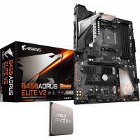 Procesor Amd 100-100000031MPK + GIGABYTE B450 AORUS ELITE V2