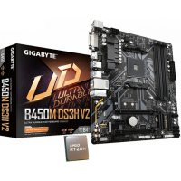 Procesor Amd 100-100000031MPK + GIGABYTE B450M DS3H V2