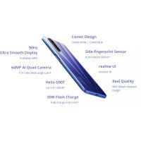Smartphone Realme 6, 128GB, 8GB RAM, Comet Blue