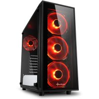 Carcasa Sharkoon TG4Red
