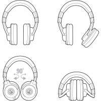 Casti Audio Technica ATH-M50XBK