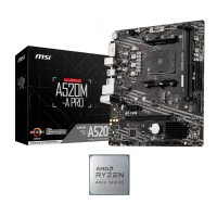 Procesor Amd 100-100000510 + A520M-A PRO