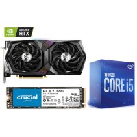 Placa video Msi RTX 3060 Ti GAMING X + BX8070110400 CT1000P2SSD8