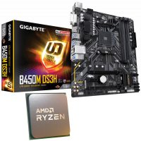 Procesor Amd YD320GC5M4MFH + B450M DS3H