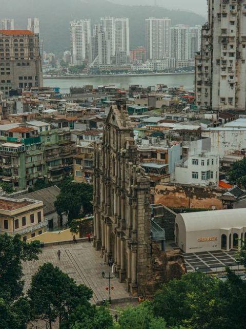 Ruins of St. Paul's at Night