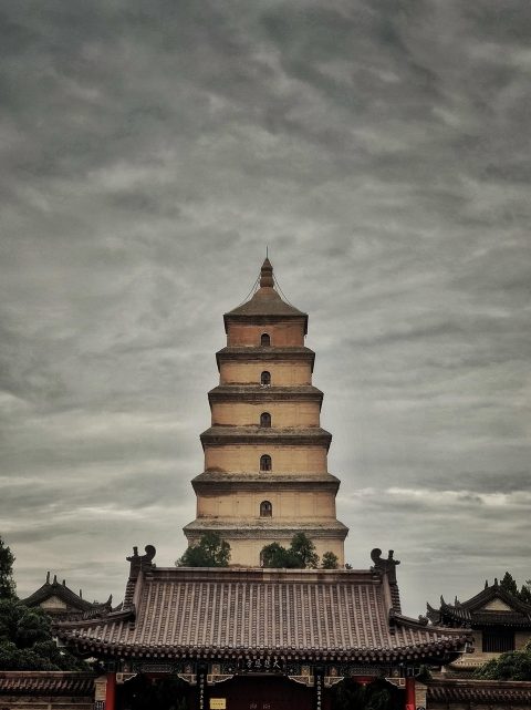 Small Goose Pagoda (Xiaoen Temple)