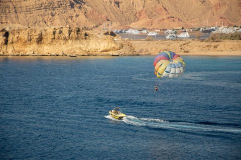 Windsurfing at Naama Bay