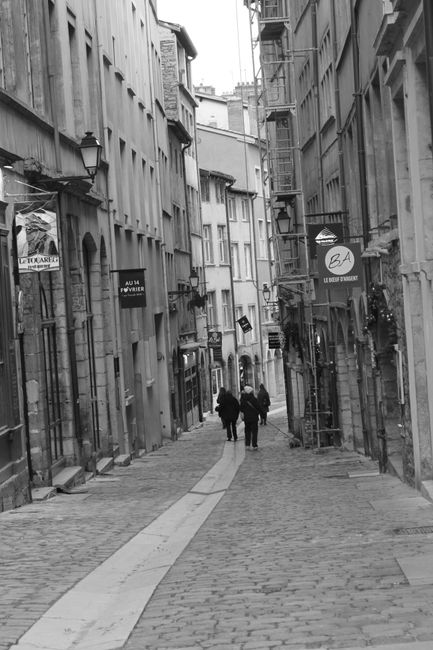 Illuminated Vieux Lyon Evening Walk