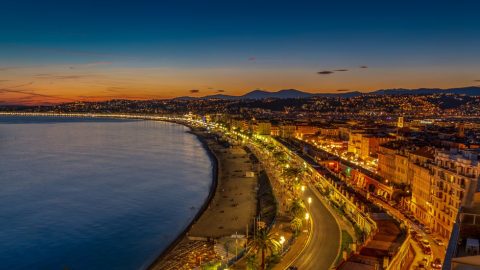 Holiday Illuminations on Avenue Jean Medecin and the Promenade des Anglais