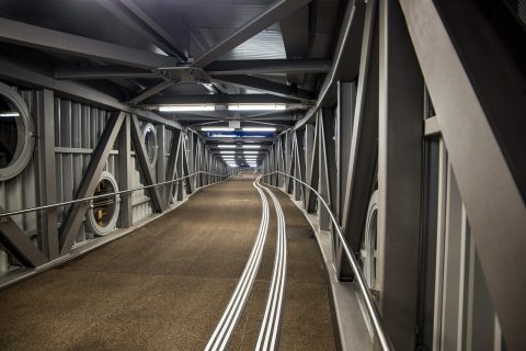 Jardin des Deux Rives and Passerelle Mimram