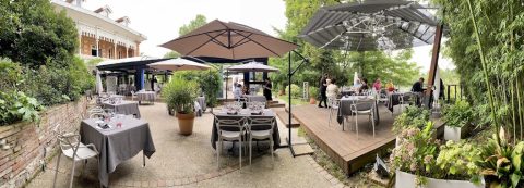 Au Pois Gourmand restaurant terrasse gastronomique