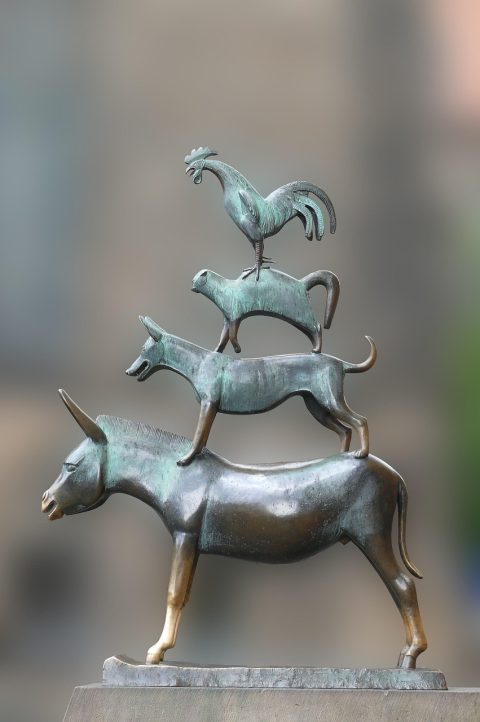 Town Musicians of Bremen Statue