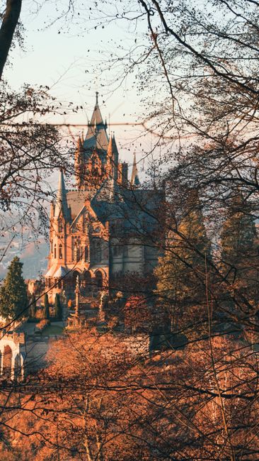 Drachenburg Castle & Siebengebirge Mountains