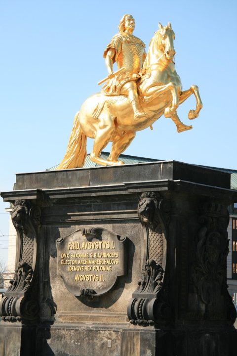 Golden Rider Statue