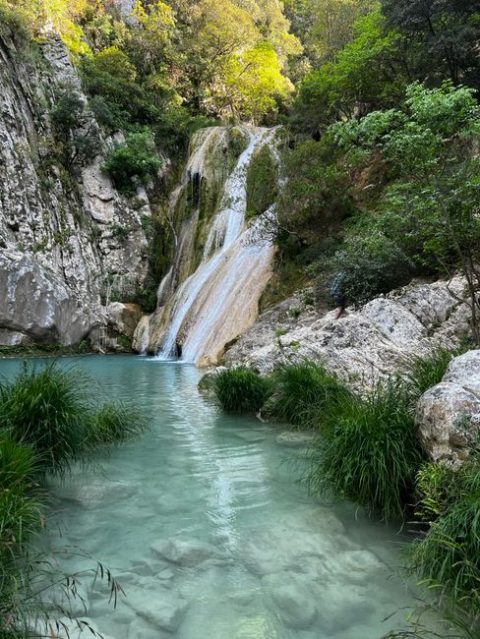 Polylimnio Waterfalls