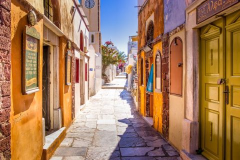 Oia Main Street
