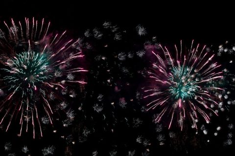 Thassos New Year Bonfire and Fireworks