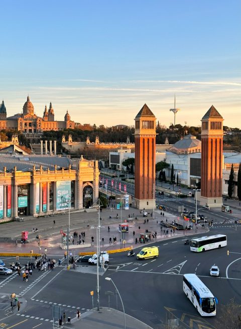 New Year's Eve at Plaça Espanya