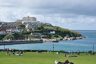 Surfing at Fistral Beach (Newquay)