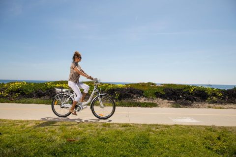 Cycling the Waterfront Path