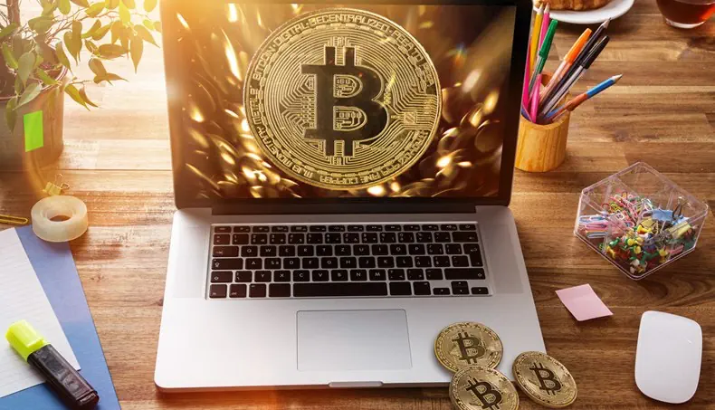 BITCOIN, PRENOSNIK, SLEDILNA PLOŠČICA, MARKER, LEPILNI TRAK