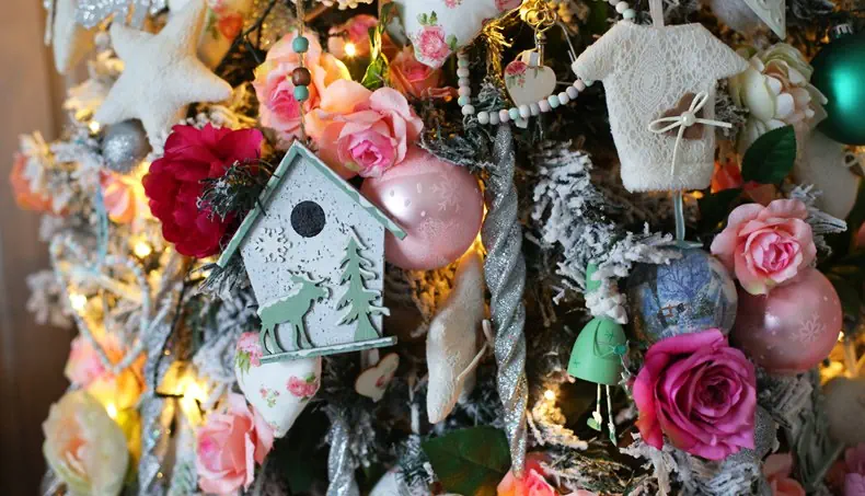 MOOSE, NEST BOX, FIR, KEY, GLITTER