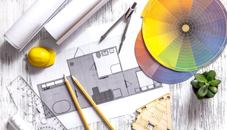 ROLL, HARDHAT, PENCIL, RULER, PLAN
