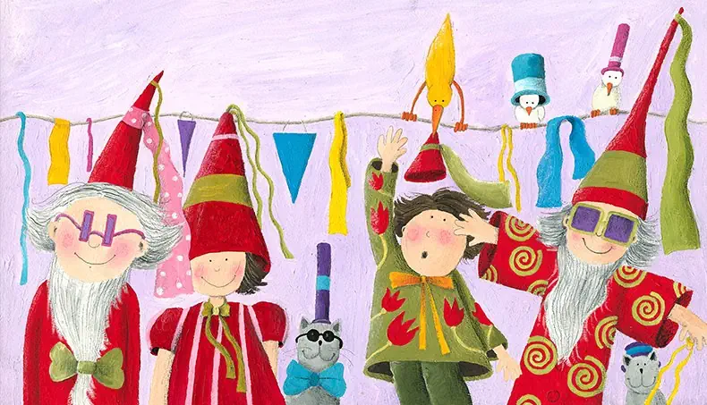 GNOME, CARNIVAL, BIRD, BEARD, CAT