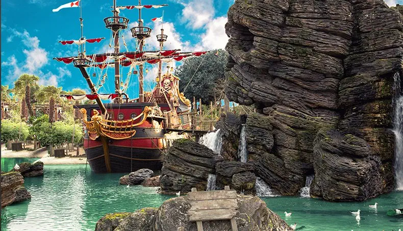 GULL, WATERFALL, ROCK, BAY, SHIP
