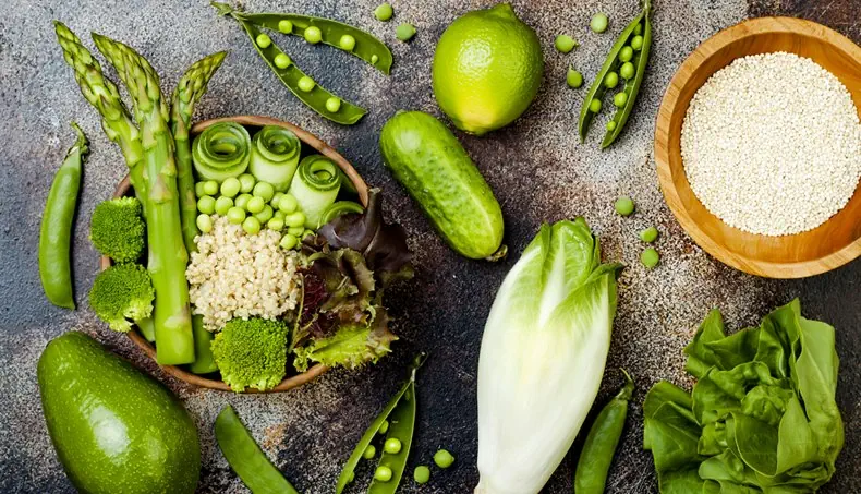 ABACATE, LIMA, ERVILHA, VAGEM, ASPARAGUS