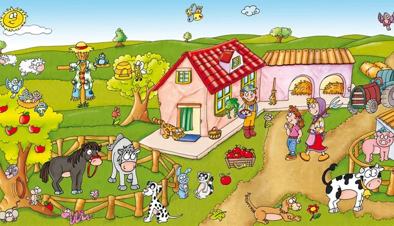 NIDO, NIDIACE, VACCA, AGRICOLTORE, SPAVENTAPASSERI