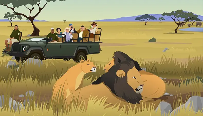 SAFARI, LIONESS, LEO, SAVANNAH, PRIDE