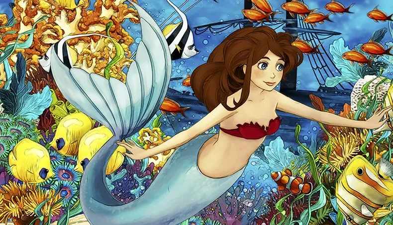 SIRENA, CODA, RELITTO, CORALLO, ACTINIARIA