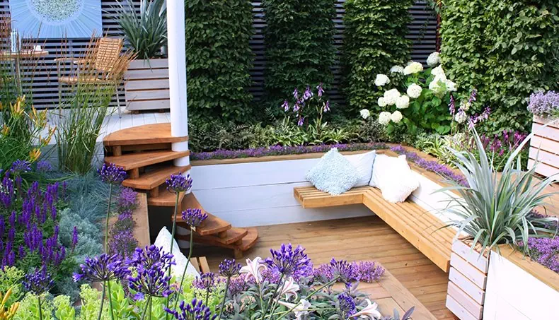 PLANTE, BANC, ESCALIER, , CHAISE