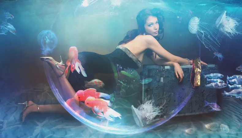 GOLDFISH, JELLYFISH, SHOULDER, SLINGBACKS, HEEL