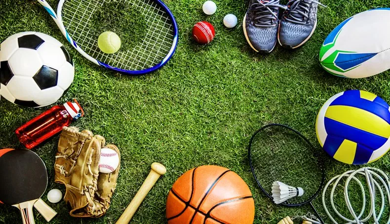SPORT, RACKET, BALL, SHUTTLECOCK, BASEBALL BAT