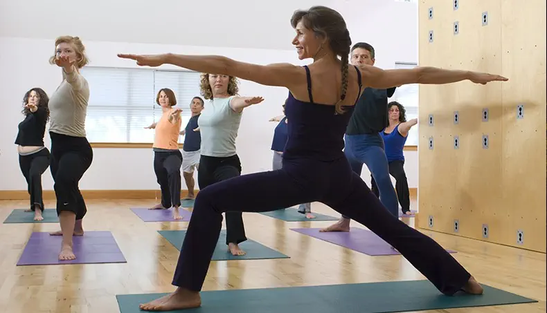 YOGA, ASANA, GROUP, MAT, PLAIT