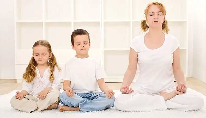 YOGA, MEDITATION, WHITE, CARPET, SON