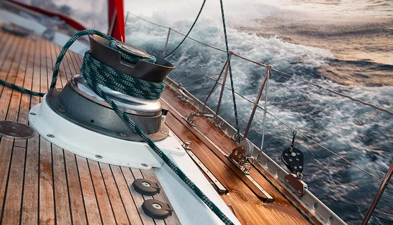 TILT, YACHT, STORM, DECK, ROPE