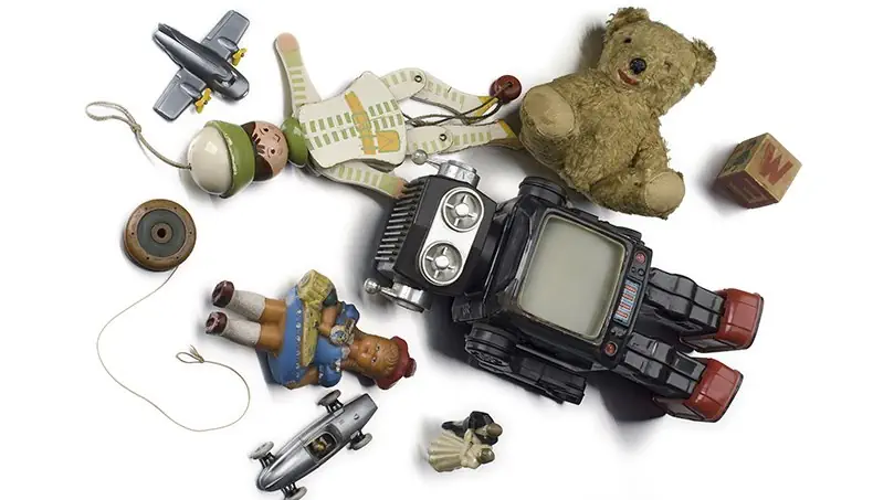 YO-YO, TOYS, AIRPLANE, DOLL, VINTAGE
